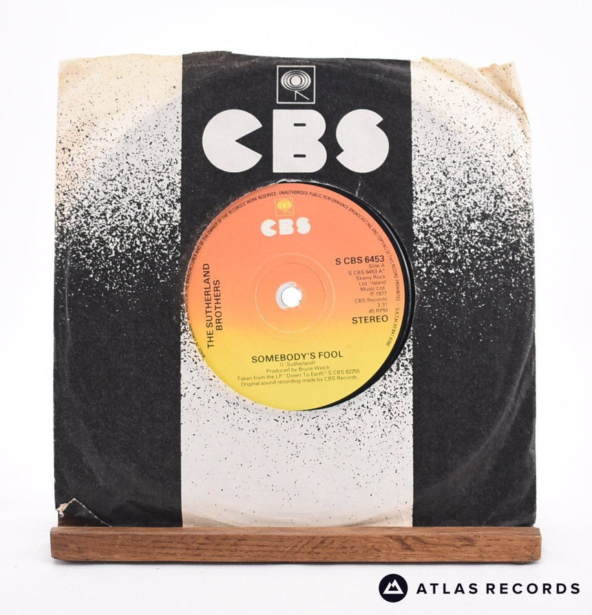 Sutherland Brothers Somebody's Fool 7" Vinyl Record - In Sleeve