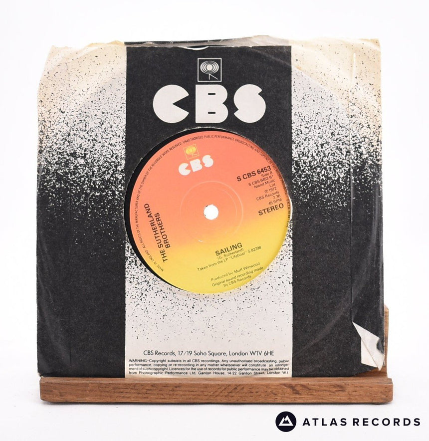 Sutherland Brothers - Somebody's Fool - 7" Vinyl Record - VG+/VG+