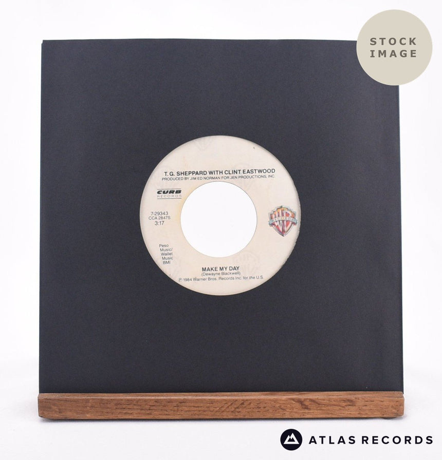 T.G. Sheppard Make My Day 7" Vinyl Record - Sleeve & Record Side-By-Side