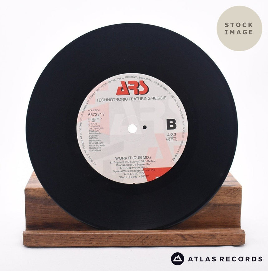 Technotronic Work 7" Vinyl Record - Record B Side