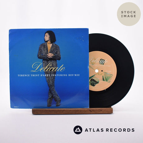 Terence Trent D'Arby Delicate 7" Vinyl Record - Sleeve & Record Side-By-Side