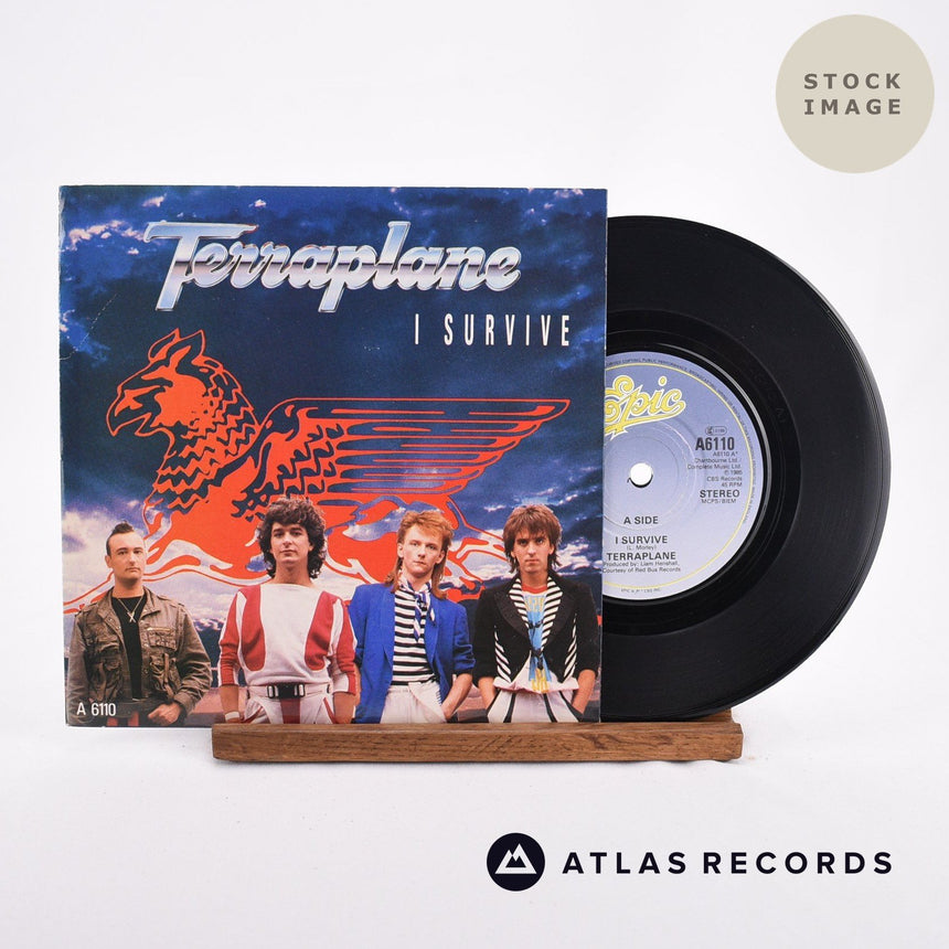 Terraplane I Survive Vinyl Record - Sleeve & Record Side-By-Side