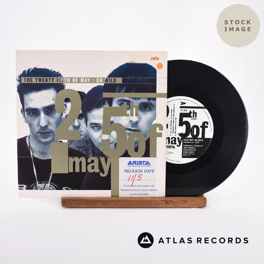 The 25th Of May Go Wild Vinyl Record - Sleeve & Record Side-By-Side