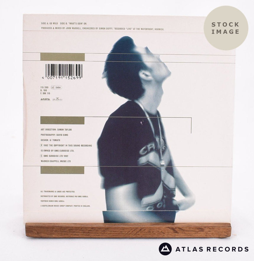 The 25th Of May Go Wild Vinyl Record - Reverse Of Sleeve