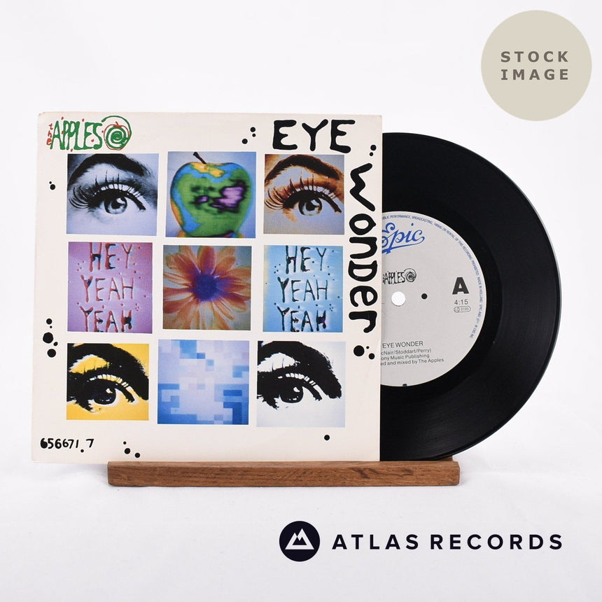 The Apples Eye Wonder 1988 Vinyl Record - Sleeve & Record Side-By-Side