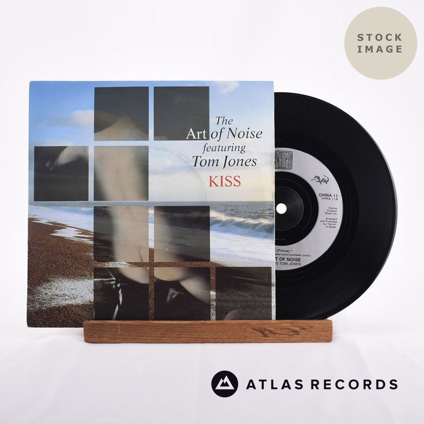 The Art Of Noise Kiss 1983 Vinyl Record - Sleeve & Record Side-By-Side