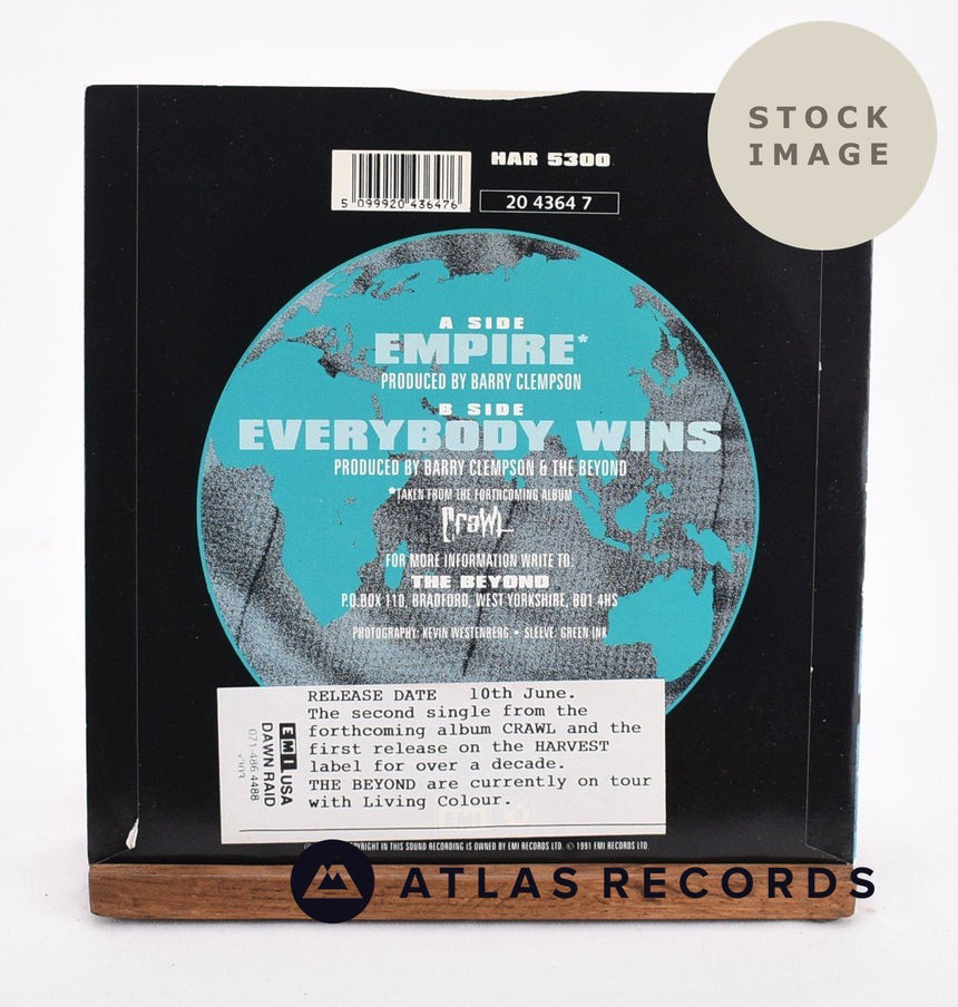 The Beyond Empire Vinyl Record - Reverse Of Sleeve