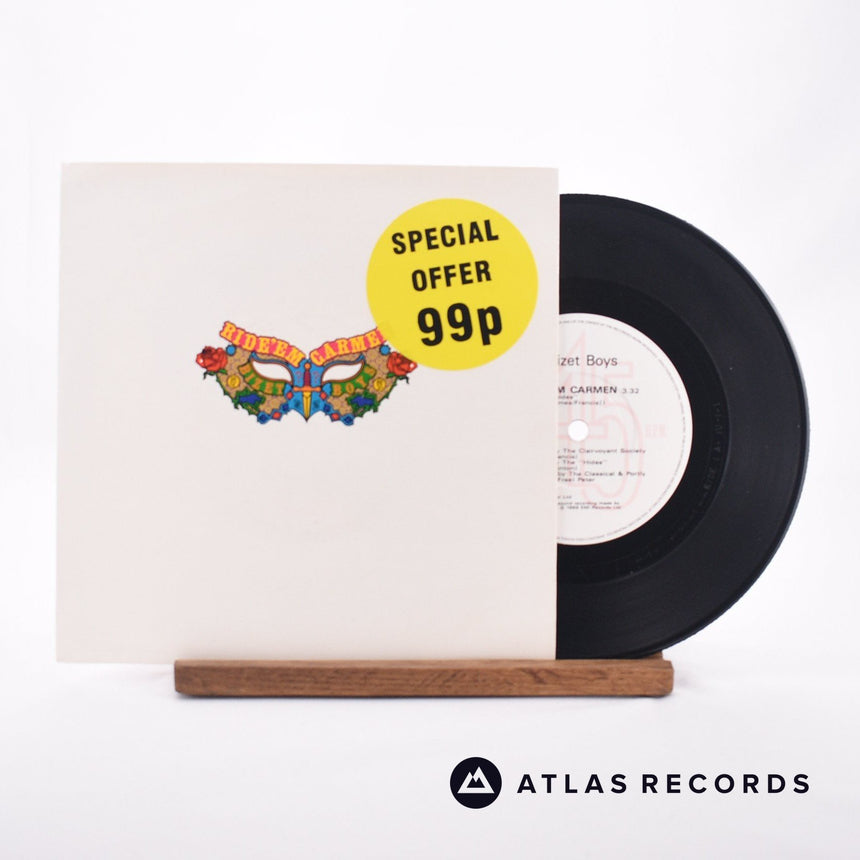 The Bizet Boys Ride 'Em Carmen 7" Vinyl Record - Front Cover & Record