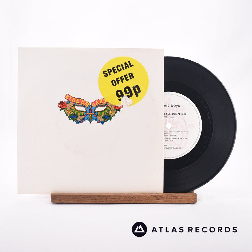 The Bizet Boys Ride 'Em Carmen 7" Vinyl Record - Front Cover & Record