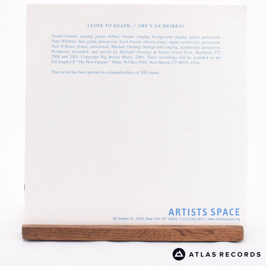 The Butterflies Of Love - Close To Death - 7" Vinyl Record - EX/EX