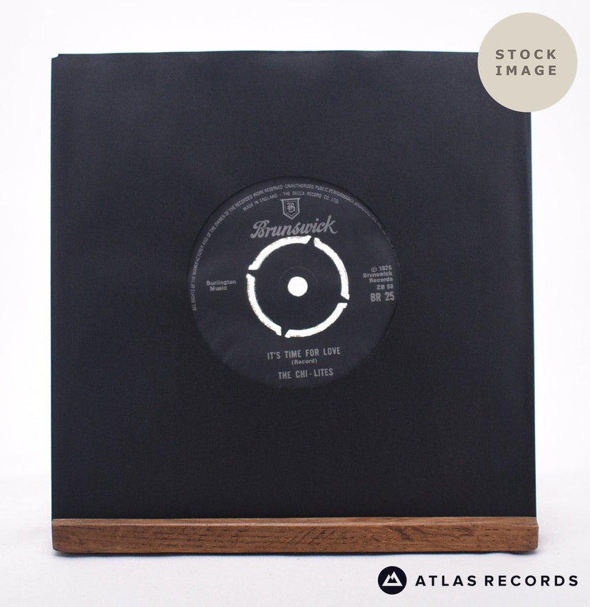 The Chi-Lites It's Time For Love 7" Vinyl Record - Sleeve & Record Side-By-Side