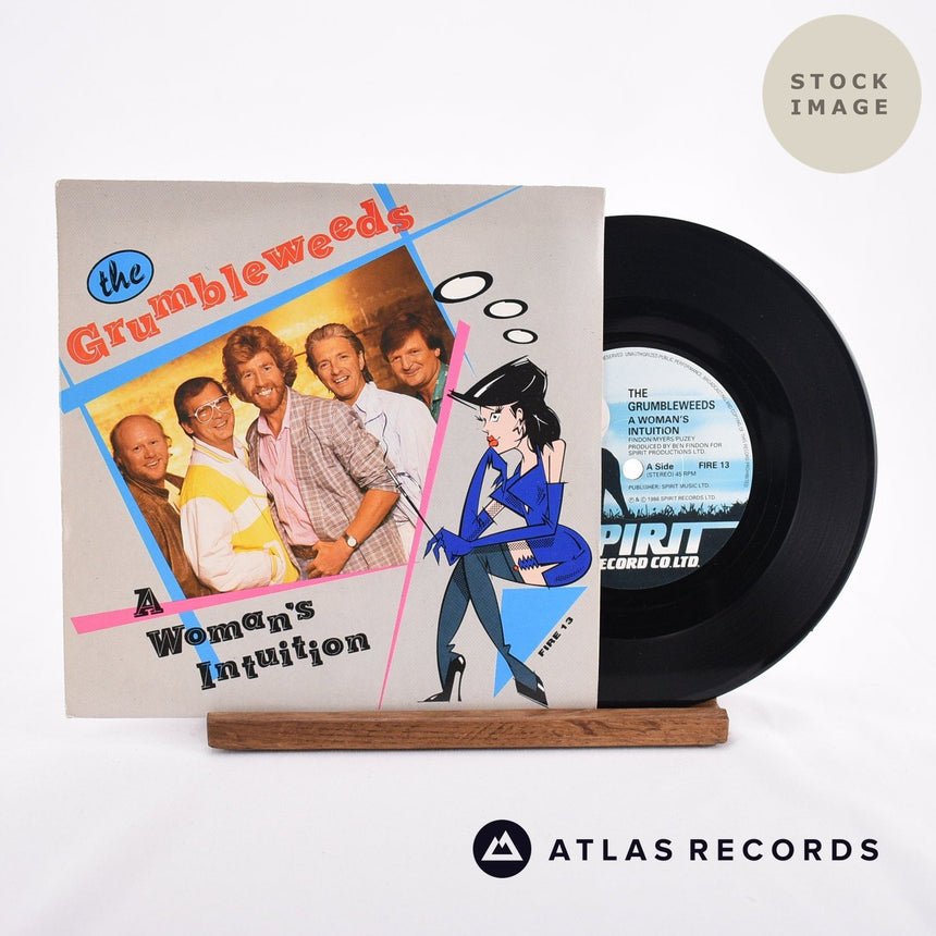 The Grumbleweeds A Woman's Intuition Vinyl Record - Sleeve & Record Side-By-Side