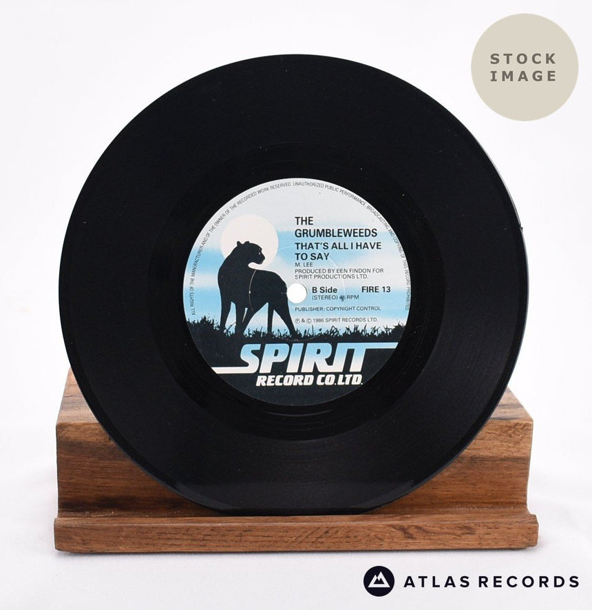 The Grumbleweeds A Woman's Intuition Vinyl Record - Record B Side