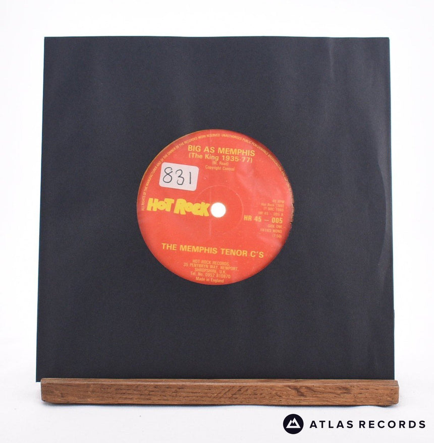 The Memphis Tenor C's Big As Memphis 7" Vinyl Record - In Sleeve