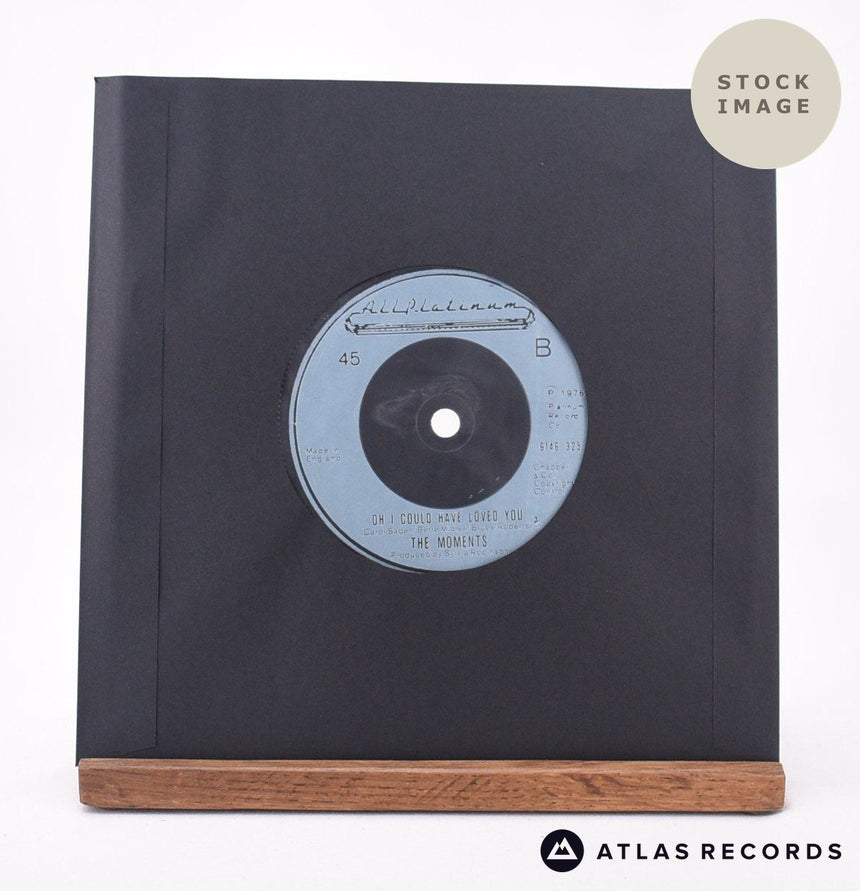 The Moments I Don't Wanna Go 7" Vinyl Record - Reverse Of Sleeve