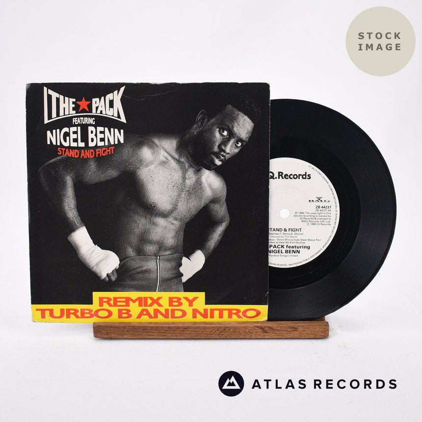 The Pack Stand & Fight Vinyl Record - Sleeve & Record Side-By-Side