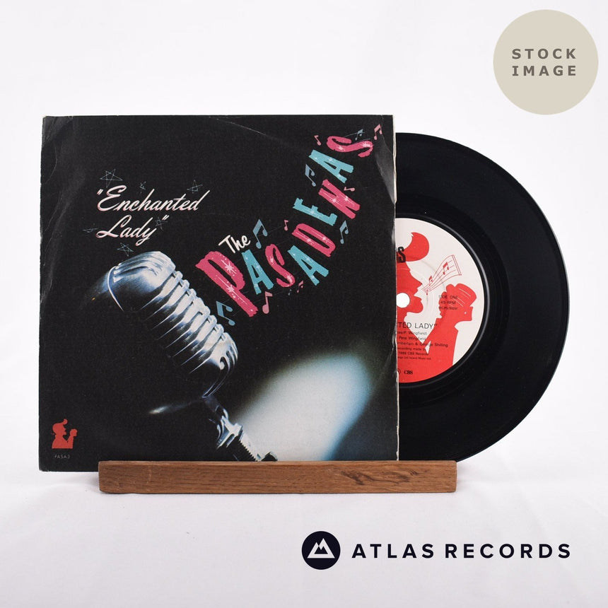 The Pasadenas Enchanted Lady Vinyl Record - Sleeve & Record Side-By-Side