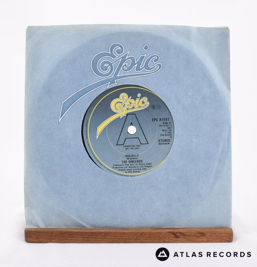 The Sinceros Socially 7" Vinyl Record - In Sleeve