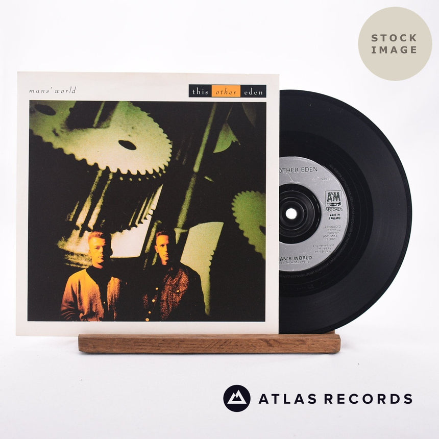 This Other Eden Mans' World 7" Vinyl Record - Sleeve & Record Side-By-Side