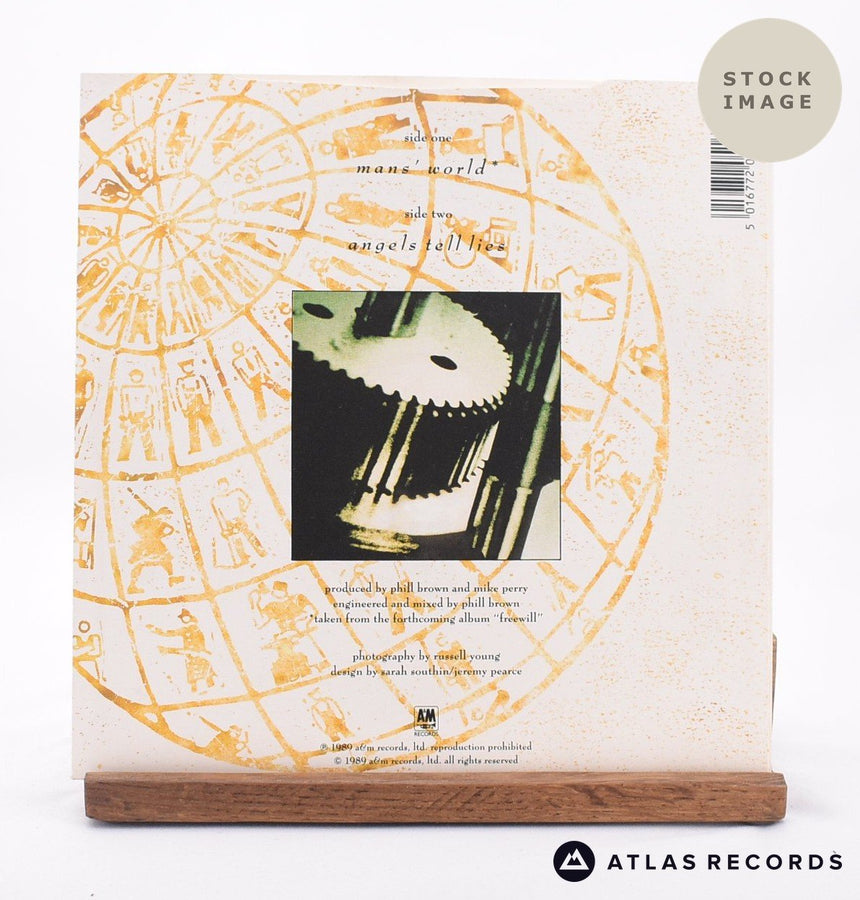 This Other Eden Mans' World 7" Vinyl Record - Reverse Of Sleeve