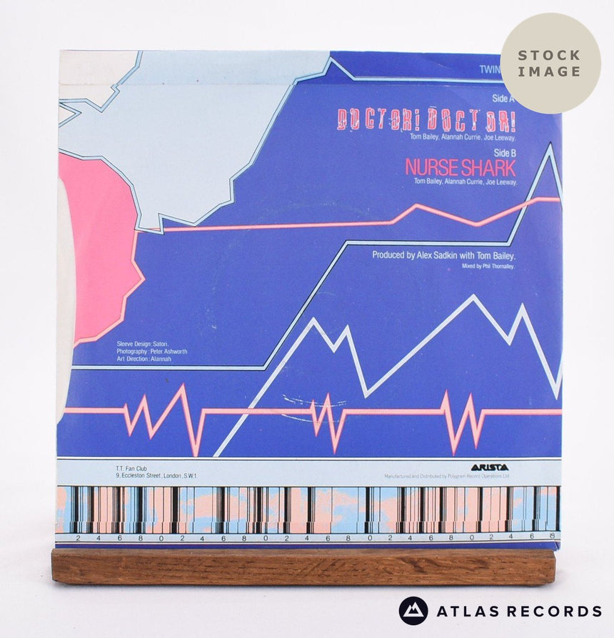 Thompson Twins Doctor! Doctor! Vinyl Record - Reverse Of Sleeve