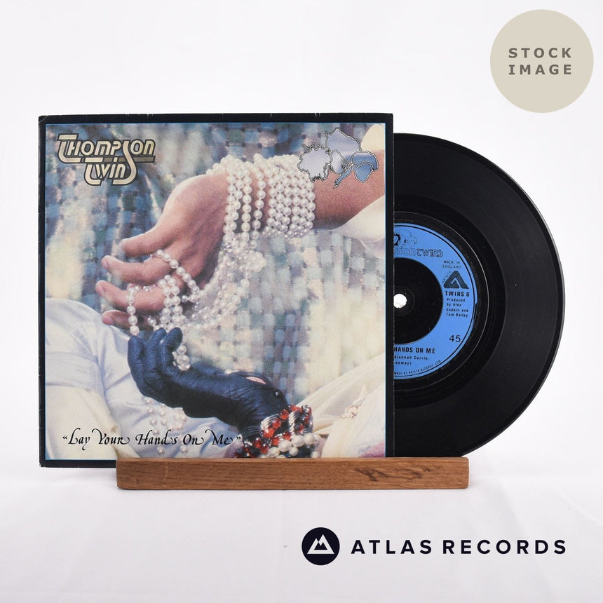 Thompson Twins Lay Your Hands On Me Vinyl Record - Sleeve & Record Side-By-Side
