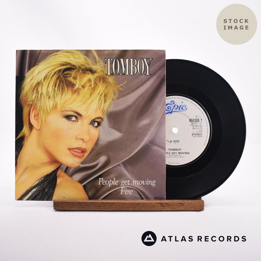 Tomboy People Get Moving 7" Vinyl Record - Sleeve & Record Side-By-Side