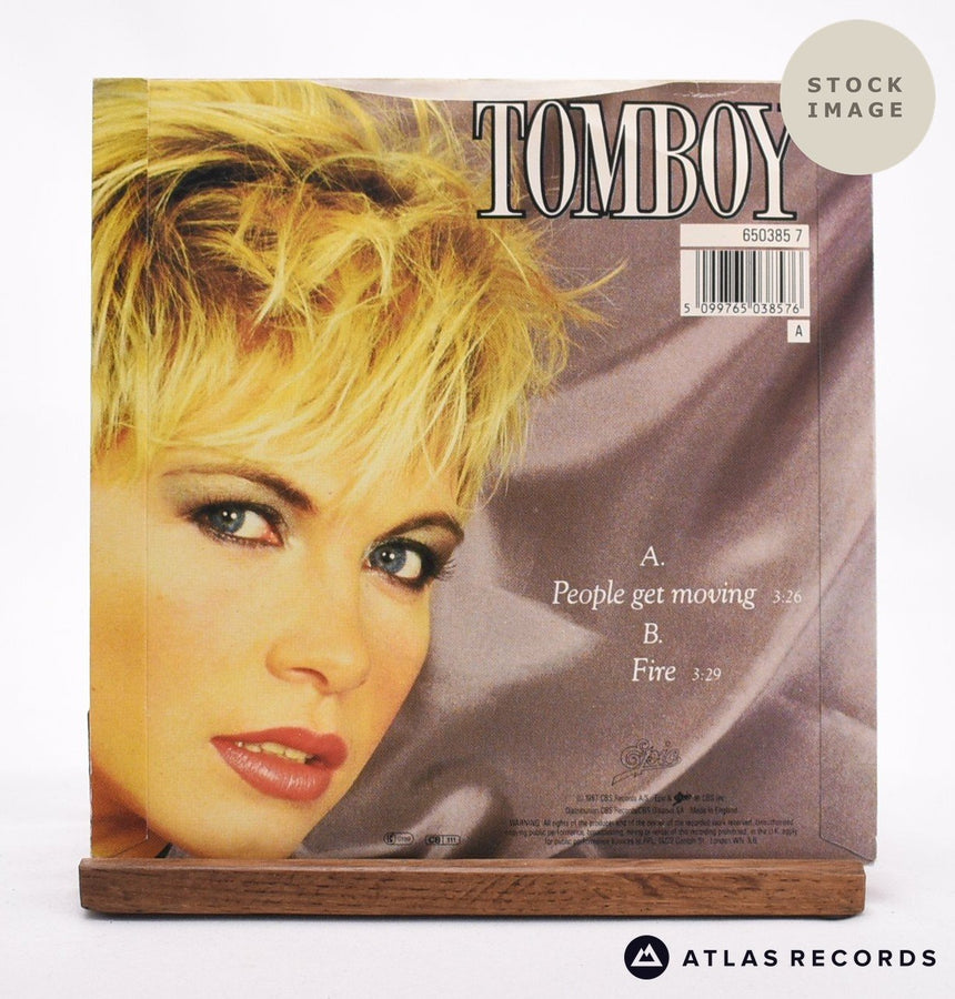 Tomboy People Get Moving 7" Vinyl Record - Reverse Of Sleeve