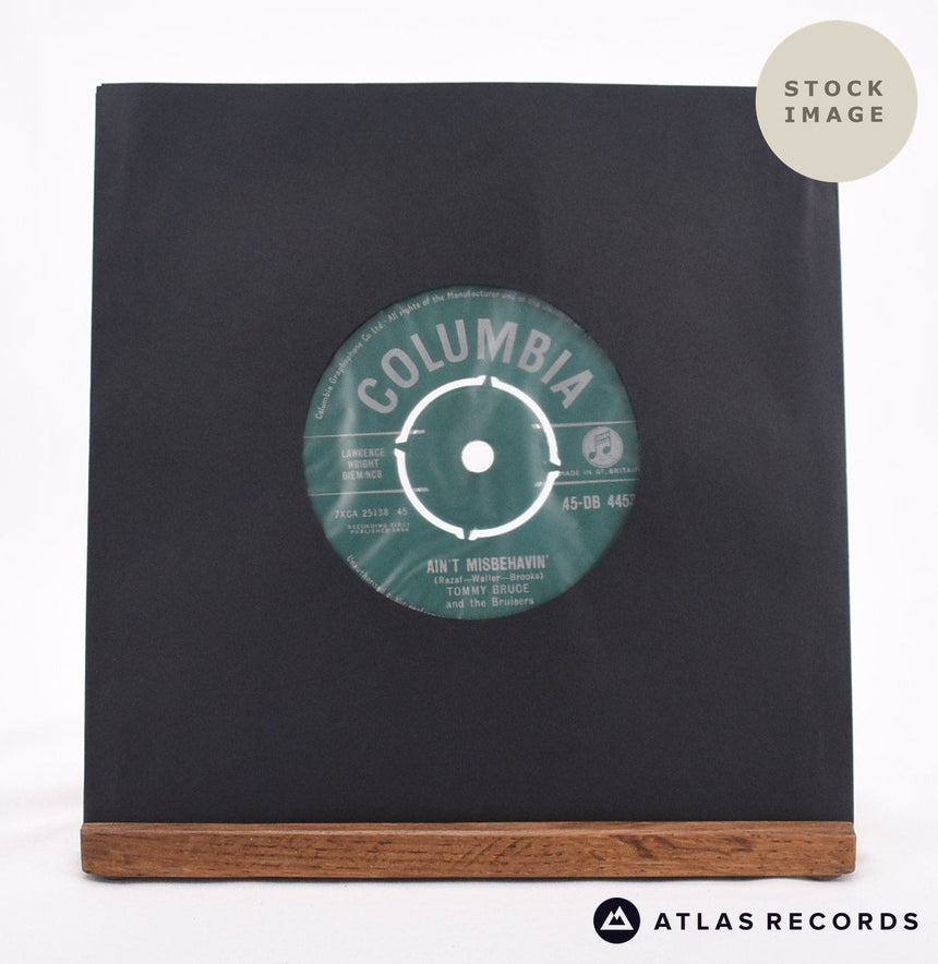 Tommy Bruce & The Bruisers Ain't Misbehavin' 7" Vinyl Record - Sleeve & Record Side-By-Side