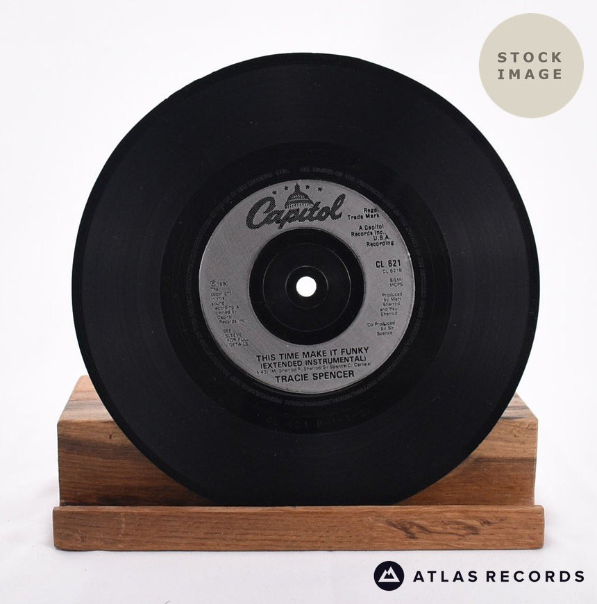 Tracie Spencer This Time Make It Funky 1991 Vinyl Record - Record B Side