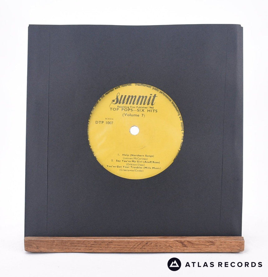 Unknown Artist - Top Pops – Six Hits (Volume 7) - 7" EP Vinyl Record - VG+