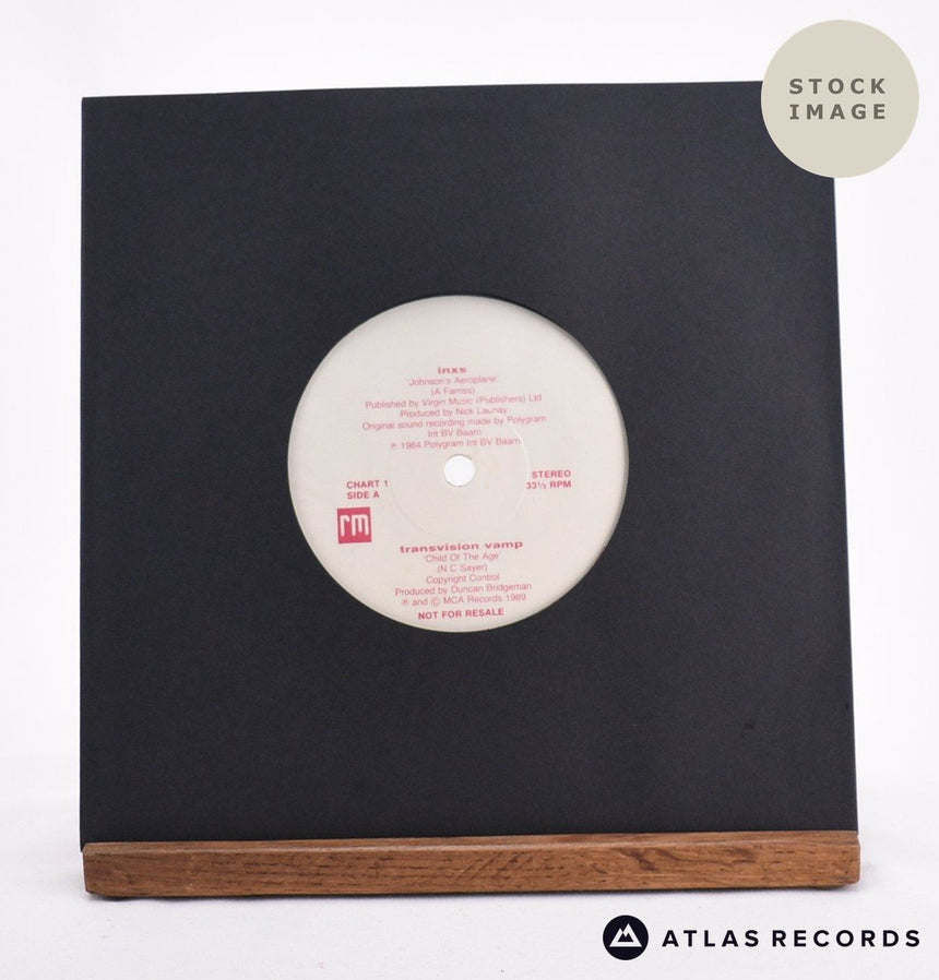 Various On The Chart Tip 1 7" Vinyl Record - Sleeve & Record Side-By-Side