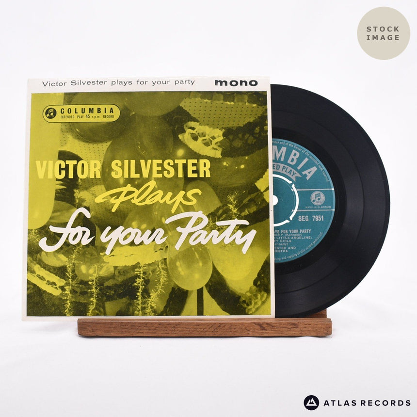 Victor Silvester Plays For Your Party Vinyl Record - Sleeve & Record Side-By-Side