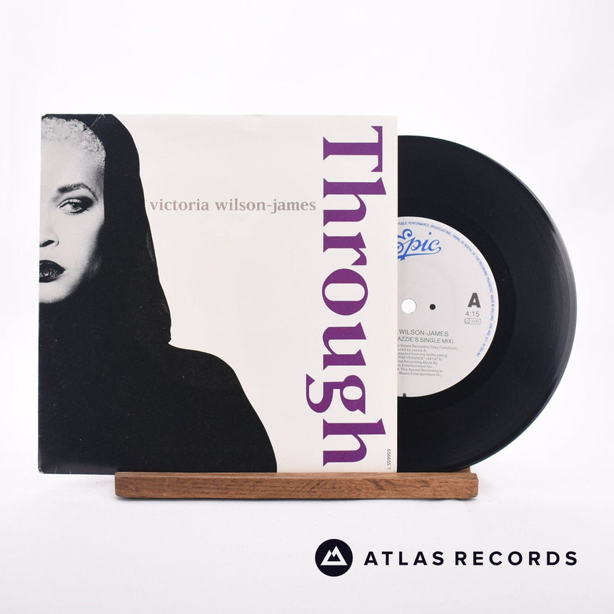 Victoria Wilson-James Through 7" Vinyl Record - Front Cover & Record
