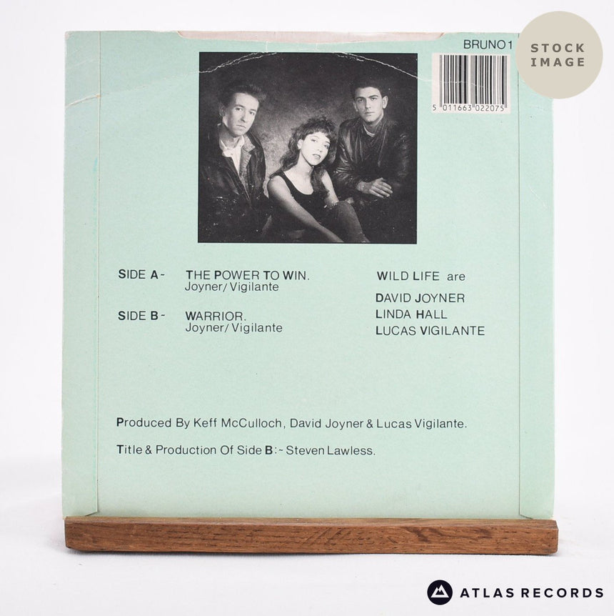 Wild Life The Power To Win Vinyl Record - Reverse Of Sleeve