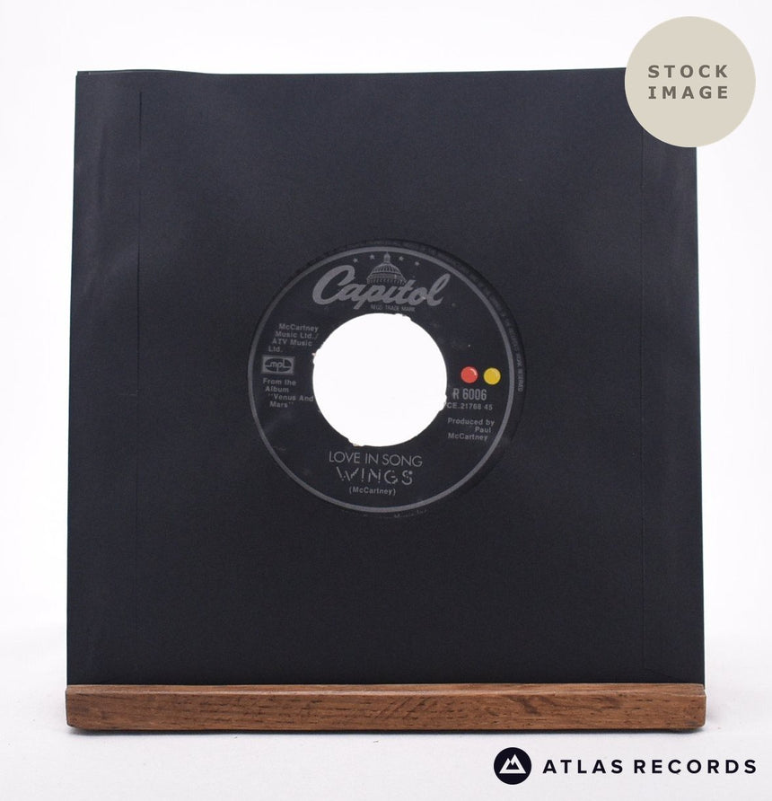 Wings Listen To What The Man Said 7" Vinyl Record - Reverse Of Sleeve