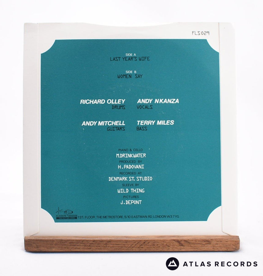 Zero Le Creche - Last Year's Wife - 7" Vinyl Record - EX/EX