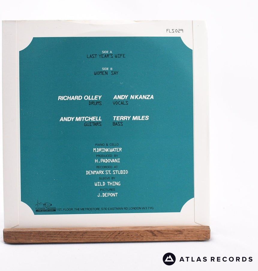 Zero Le Creche - Last Year's Wife - 7" Vinyl Record - EX/VG+