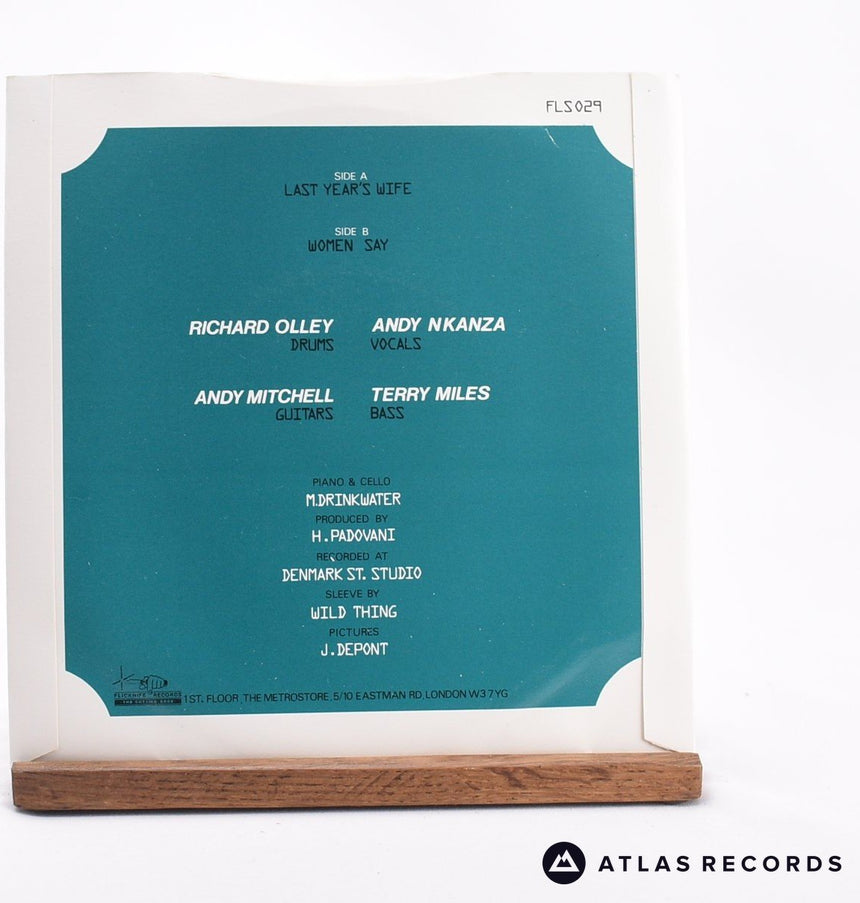 Zero Le Creche - Last Year's Wife - 7" Vinyl Record - EX/VG+