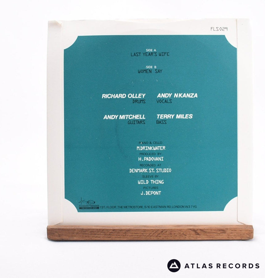 Zero Le Creche - Last Year's Wife - 7" Vinyl Record - EX/VG+