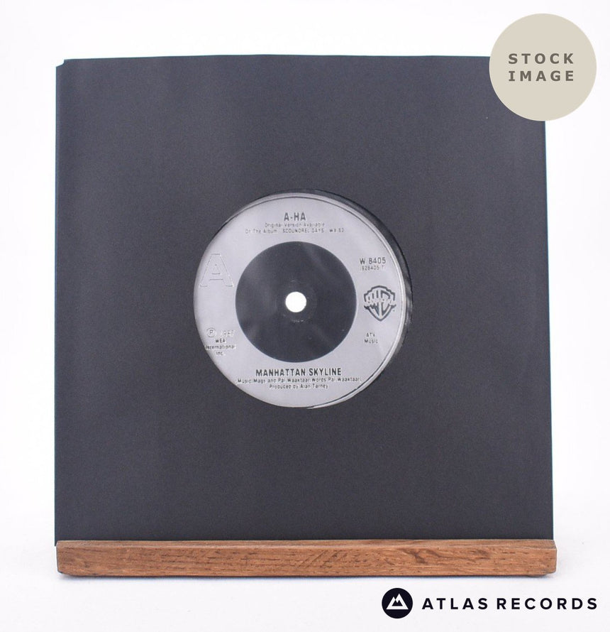 a-ha Manhattan Skyline 7" Vinyl Record - Sleeve & Record Side-By-Side