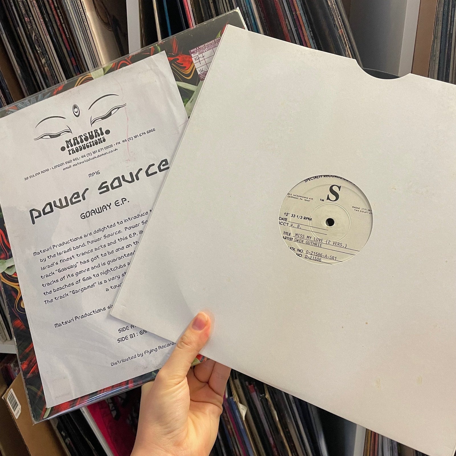 two test pressing records