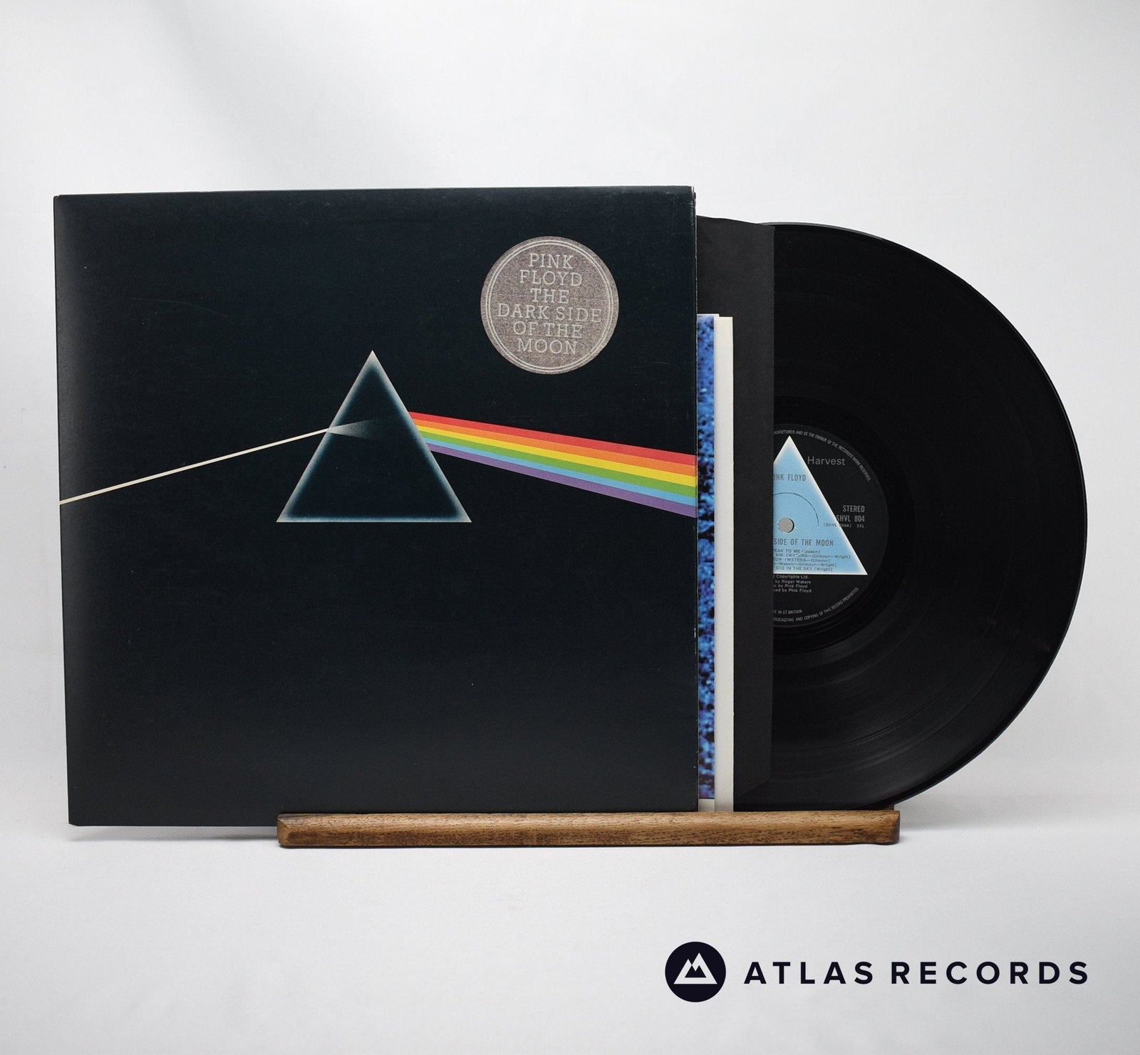 A first press of The Dark Side of the Moon by Pink Floyd