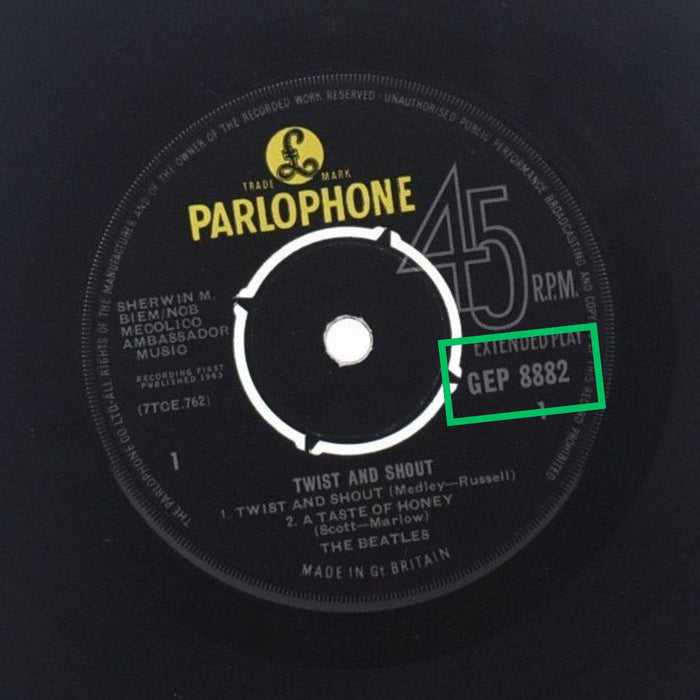 Vinyl Catalogue number