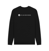 Black Printed Sweater Back