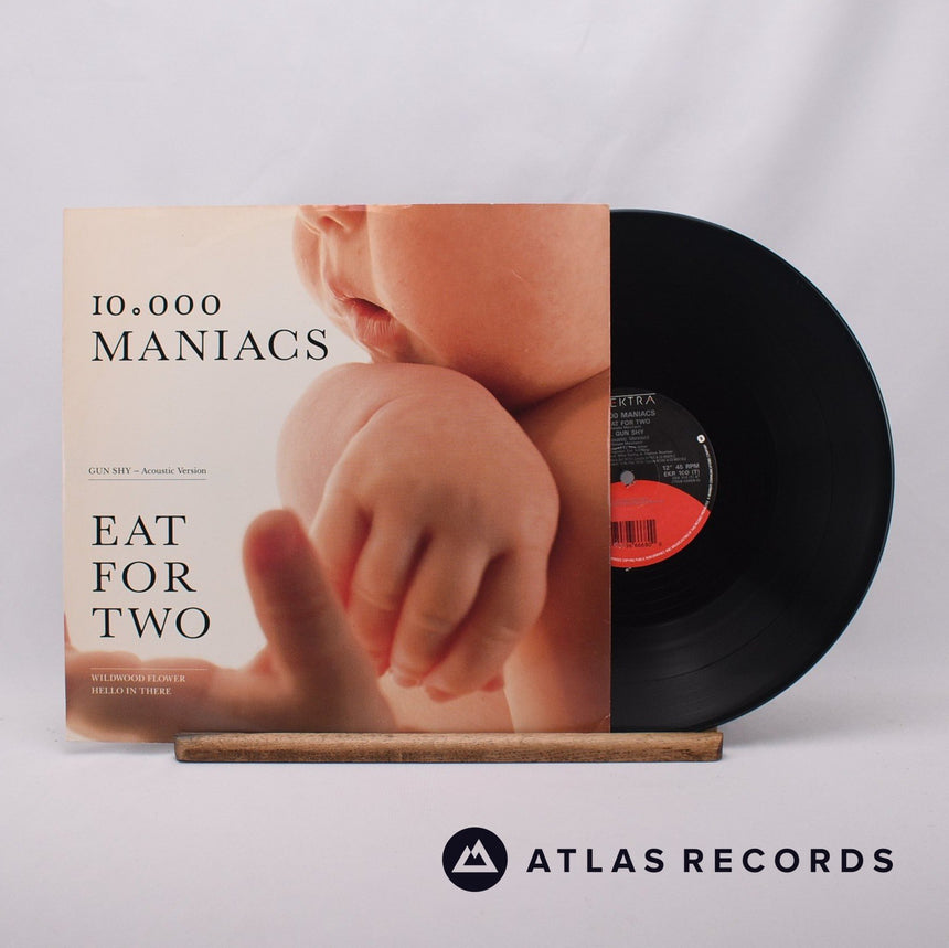 10,000 Maniacs Eat For Two 12" Vinyl Record - Front Cover & Record