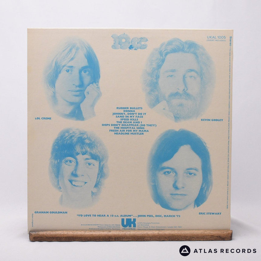 10cc - 10cc - Lyric Sheet LP Vinyl Record - VG+/VG+