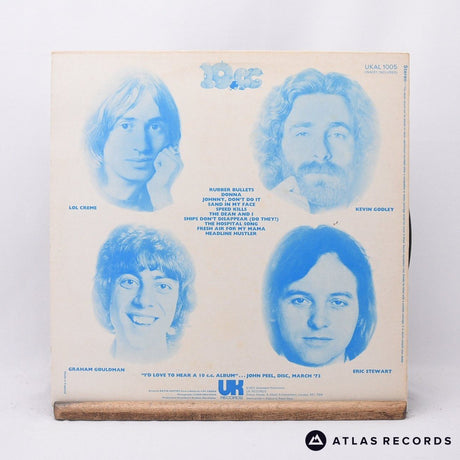 10cc - 10cc - Lyric Sheet LP Vinyl Record - VG+/EX