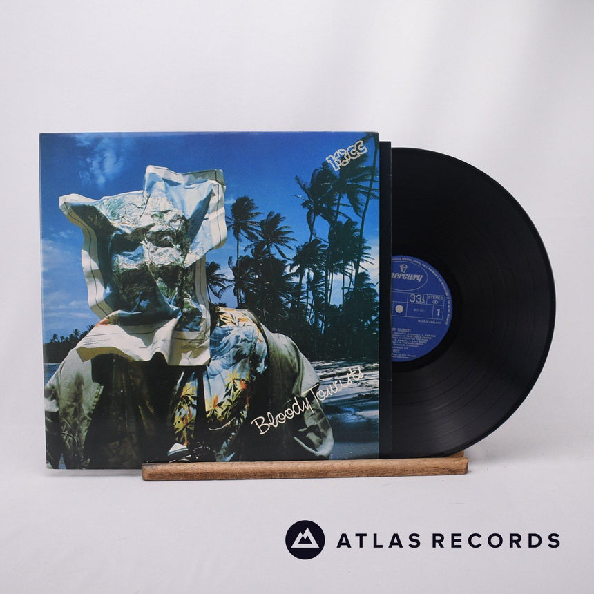 10cc Bloody Tourists LP Vinyl Record - Front Cover & Record