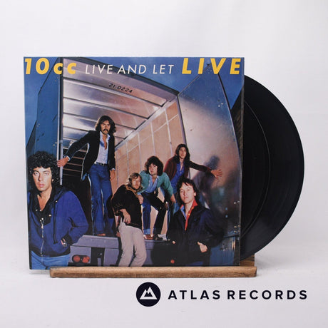 10cc Live And Let Live 2 x LP Vinyl Record - Front Cover & Record